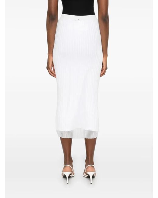 Sportmax White Album Skirt