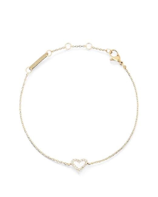 Daniel Wellington White Mirelle Heart-Pendant Bracelet