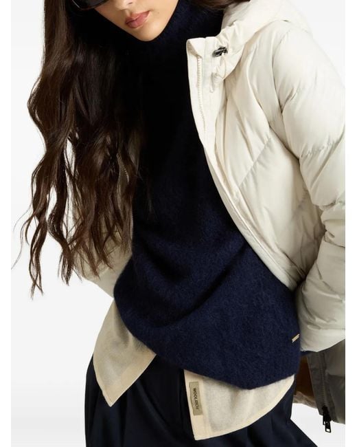 Woolrich White Shirley Down Jacket