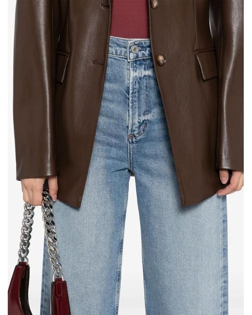 Agolde Blue Ren Wide-Leg Jeans