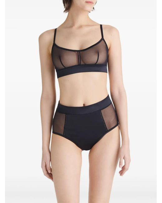 Eres Gray Muse Crop Top Bra