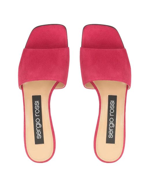 Sergio Rossi Pink 45Mm Si Rossi Sandals