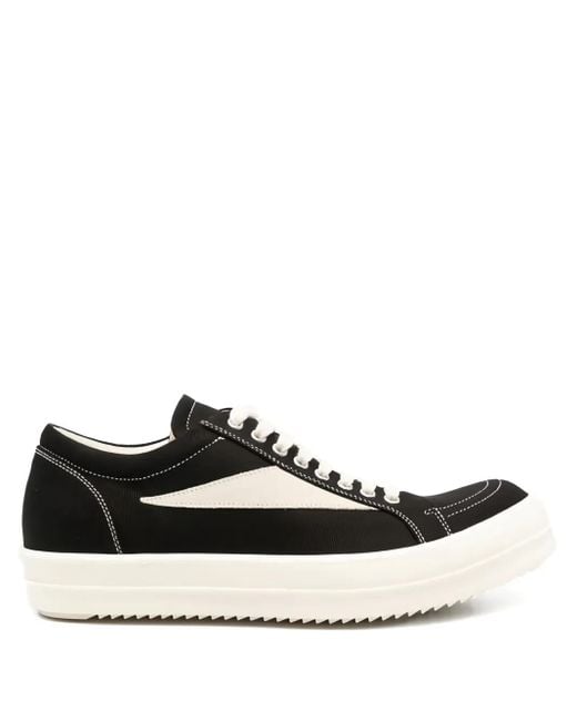 Rick Owens Sneakers mit Kontrasteinsätzen in Black für Herren