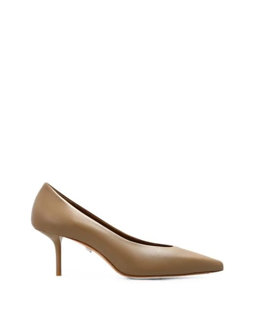 Max Mara Multicolor Leather Pointed-Toe Pumps
