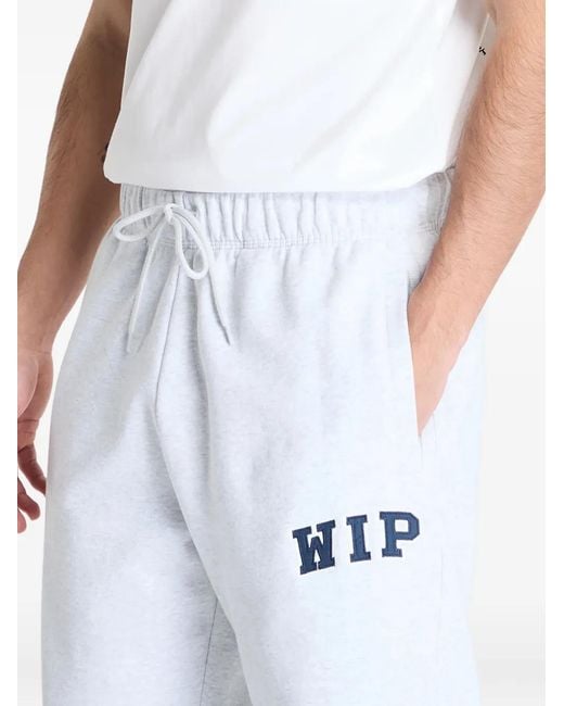 Carhartt White Logo-Patch Track Pants for men