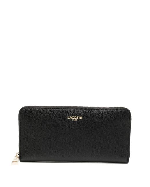 Lacoste Black Portemonnaie Mit Logo-Print