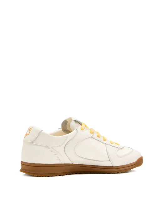 Naked Wolfe White Exposure Low-Top Sneakers