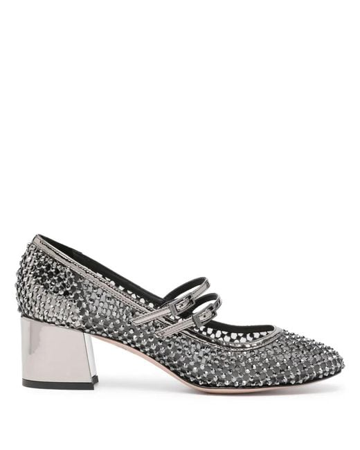 Le Silla Gray 50Mm Gilda Pumps