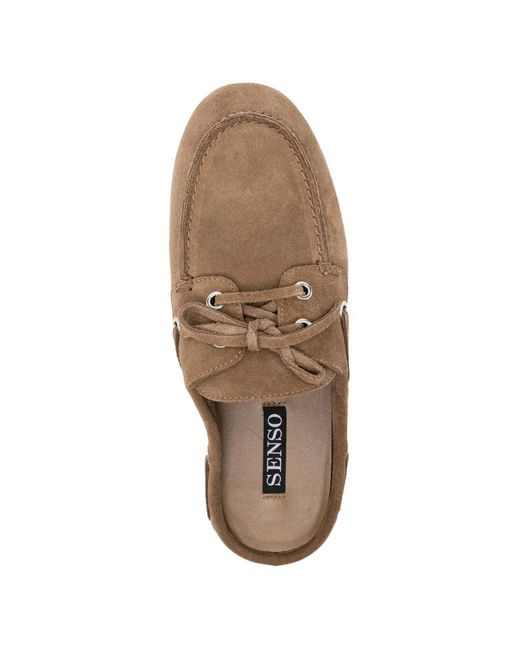 Senso Brown Beau Flat Mules