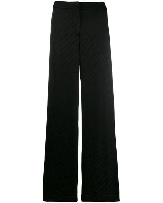 Off-White c/o Virgil Abloh Black Logo Jacquard Trousers