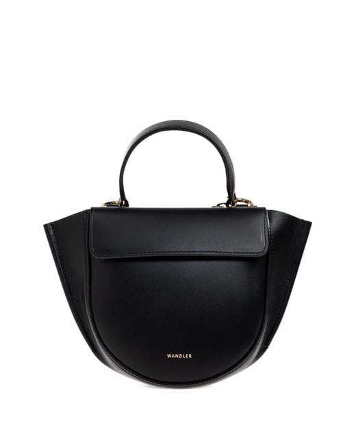 Wandler Black Hortensia Piccola Tote Bag