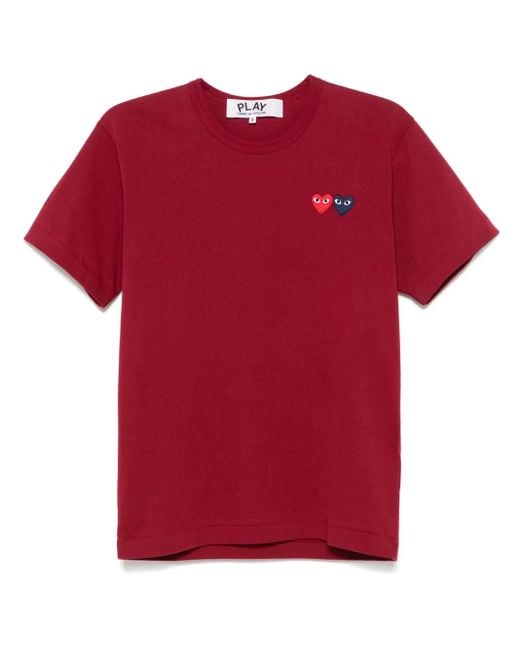 COMME DES GARÇONS PLAY Red Heart-Patch T-Shirt