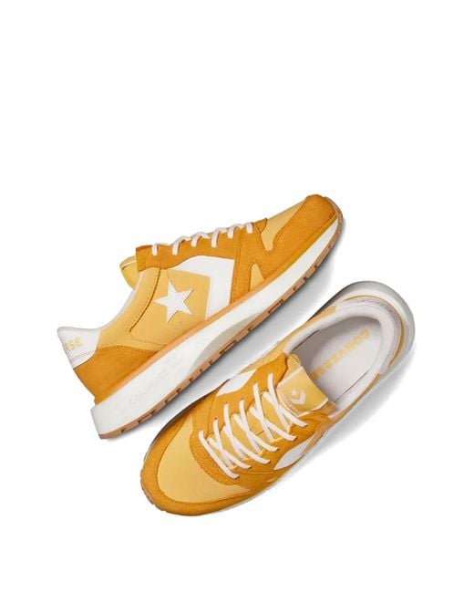 Converse Orange Omni Star-Patch Sneakers