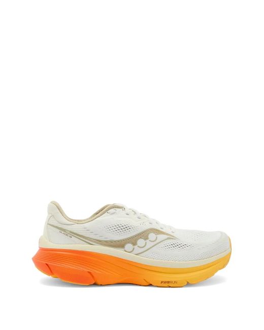 Saucony White Guide 19 Running Sneakers for men