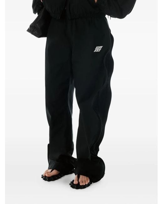 Alexander Wang Blue Draped Track Pants