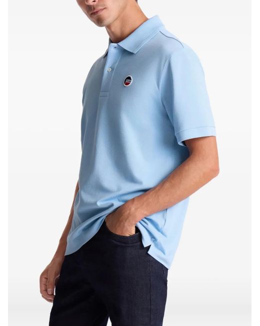 Fusalp Blue Gerlo Cotton Polo Shirt for men