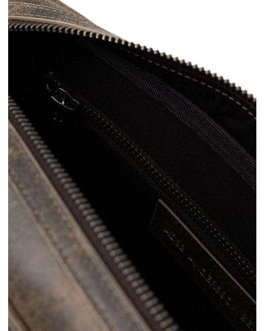 ANDERSSON BELL Brown Butterfly Multi-Pocket Shoulder Bag