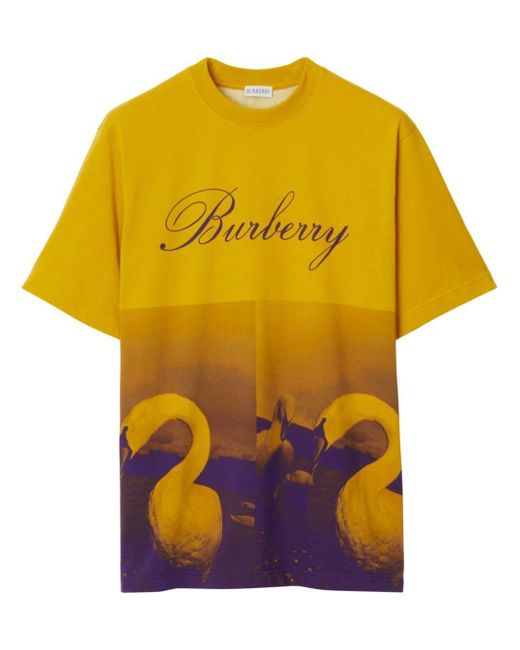 Burberry Men's Logo Print T-Shirt