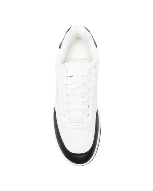 Saint Laurent White Sl/61 Sneakers for men