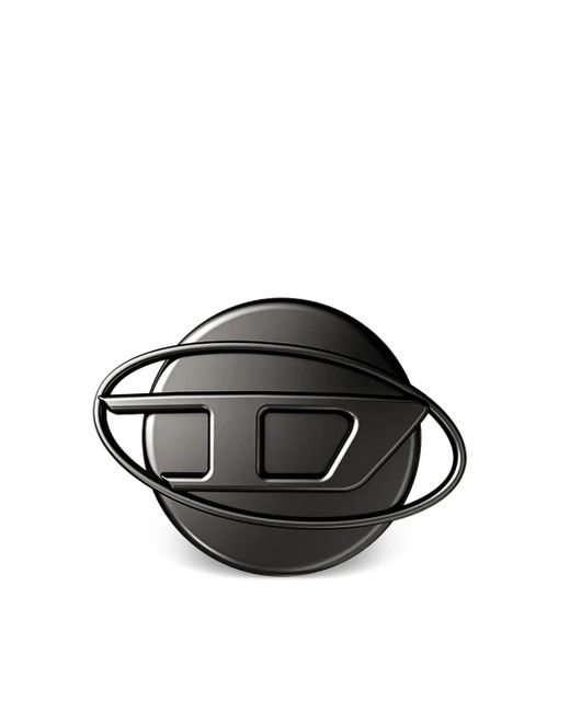DIESEL Black X Casetify Logo-Plaque Phone Grip Stand