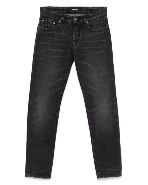 Jeans Con Design A Cinque Tasche di Salvatore Santoro in Blue da Uomo