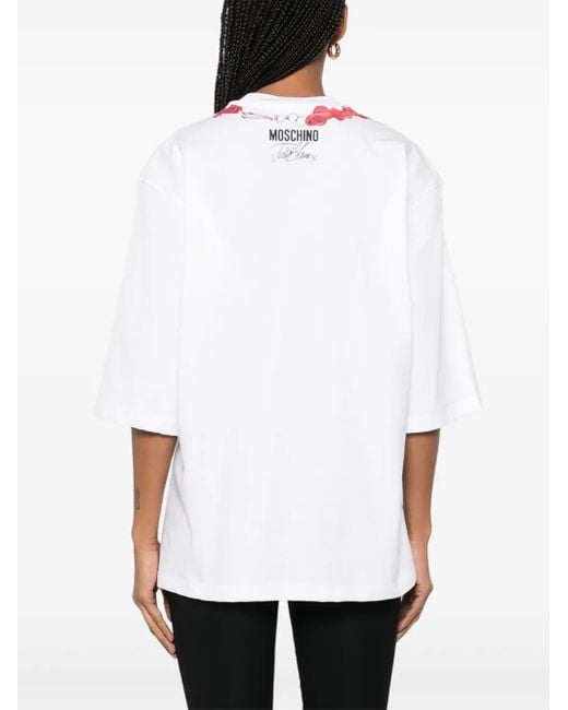 Moschino X Judy Blame プリント Tシャツ White