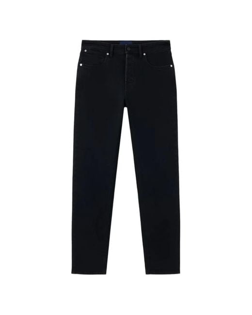 Stone Island Black J100007 Stretch Denim-Rinsed Jeans for men