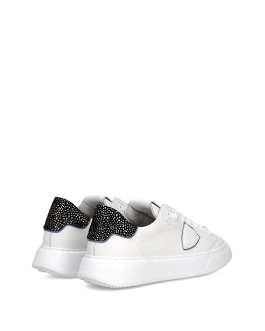 Philippe Model White Temple Sneakers