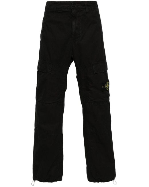 Pantalon à motif Compass Stone Island pour homme en coloris Black