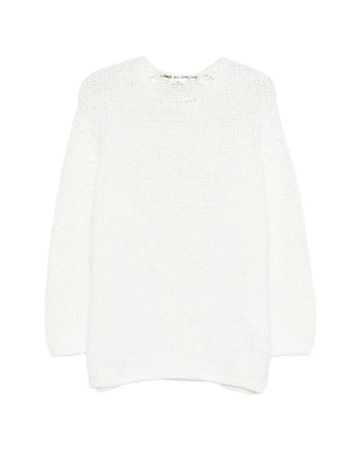 Pull Texturé Comme des Garçons en coloris White