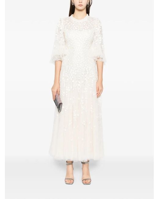 Needle & Thread White Scatter Gown