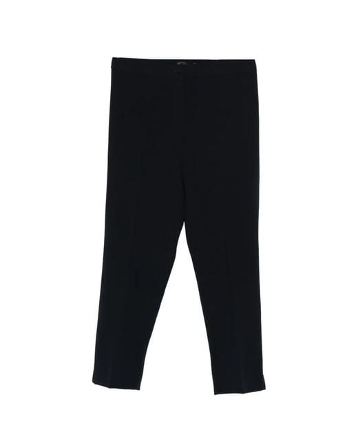 Marina Rinaldi Black Raggiox Button Trousers