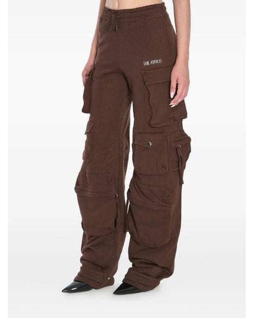 The Attico Fern カーゴパンツ Brown