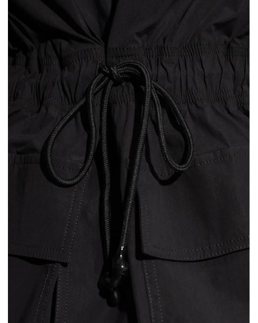 DSquared² Black Logo-Embroidered Coat