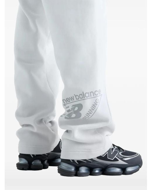New Balance White Athletics Crafted Fleece Pants for men