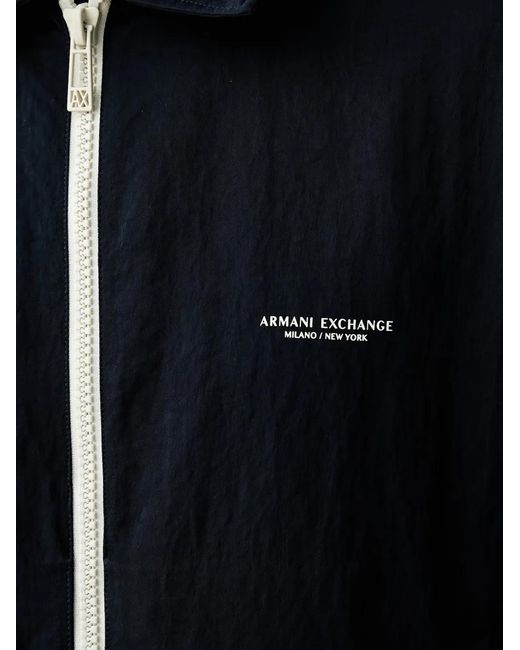 ARMANI EXCHANGE Jack Met Logoprint in het Blue voor heren