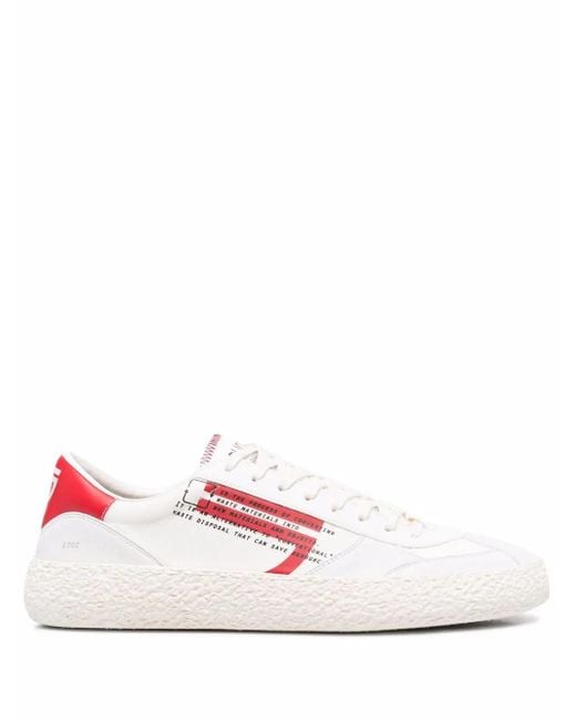 PURAAI Pink Ciliegia Low-Top Sneakers for men