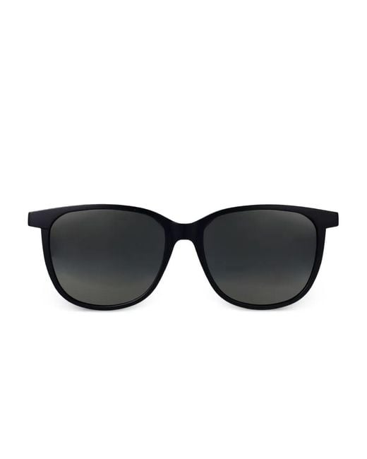 Maui Jim Black Round-Frame Sunglasses for men