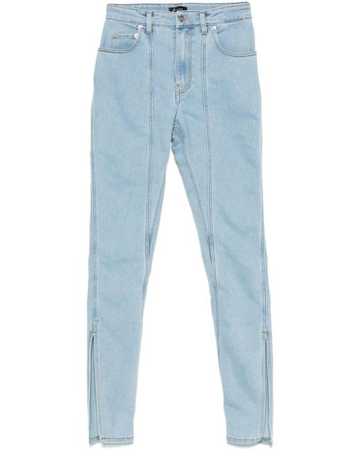Mugler スリット ジーンズ Blue