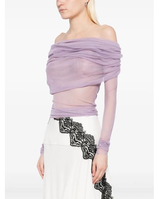 Christopher Esber Pink Veiled Top