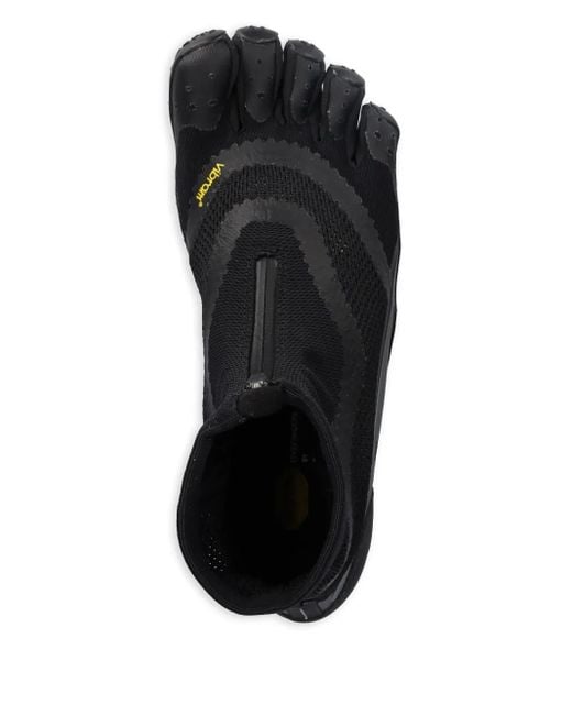 Suicoke Fivefingers Humamphibian Zip-Front Sneakers in Black for