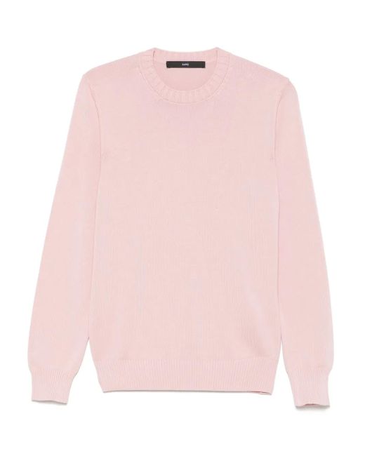 SAPIO Pullover Aus Baumwolle in Pink für Herren