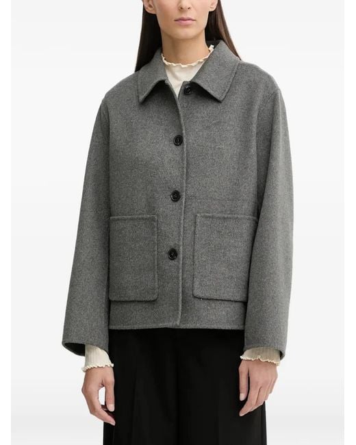 Chaqueta Militar Con Bolsillos Con Solapa Marc O' Polo de color Gray