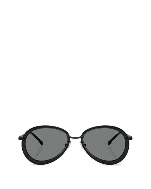 DIESEL Black Round-Frame Sunglasses