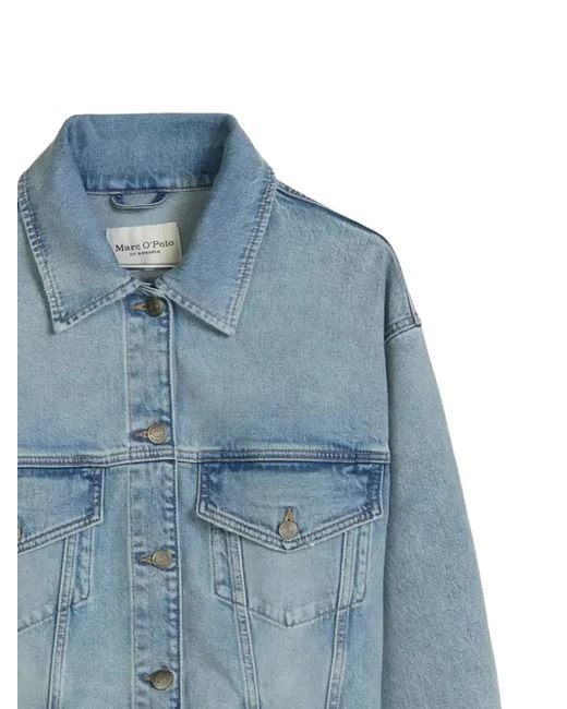 Marc O' Polo Blue Button-Up Denim Jacket