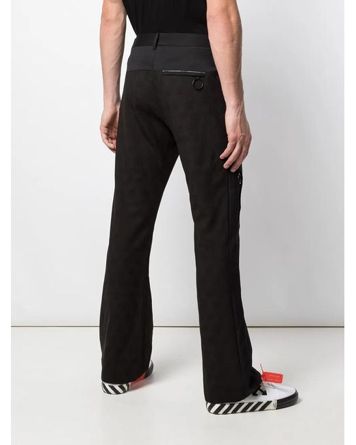 Off-White c/o Virgil Abloh Black Logo Tailored Trousers for men