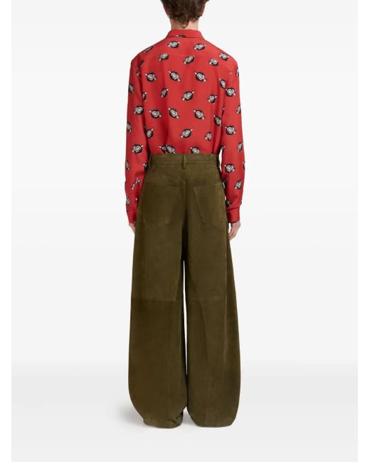 Marni Green Pantalone for men