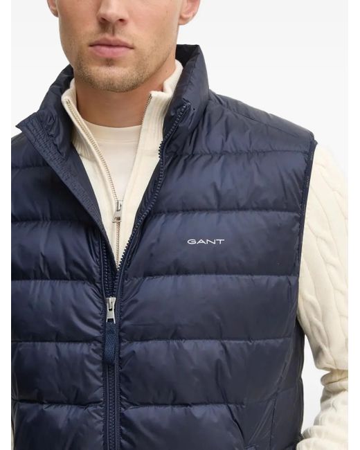 Chaleco acolchado Gant de hombre de color Blue