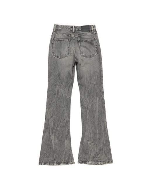 Acne Gray 2025F Flared Jeans