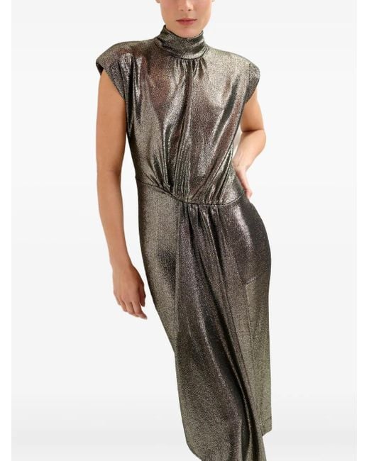 Essentiel Antwerp モックネック ドレス Gray